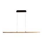 LED pendant light Solaris 3-Step-dim wood 120 cm