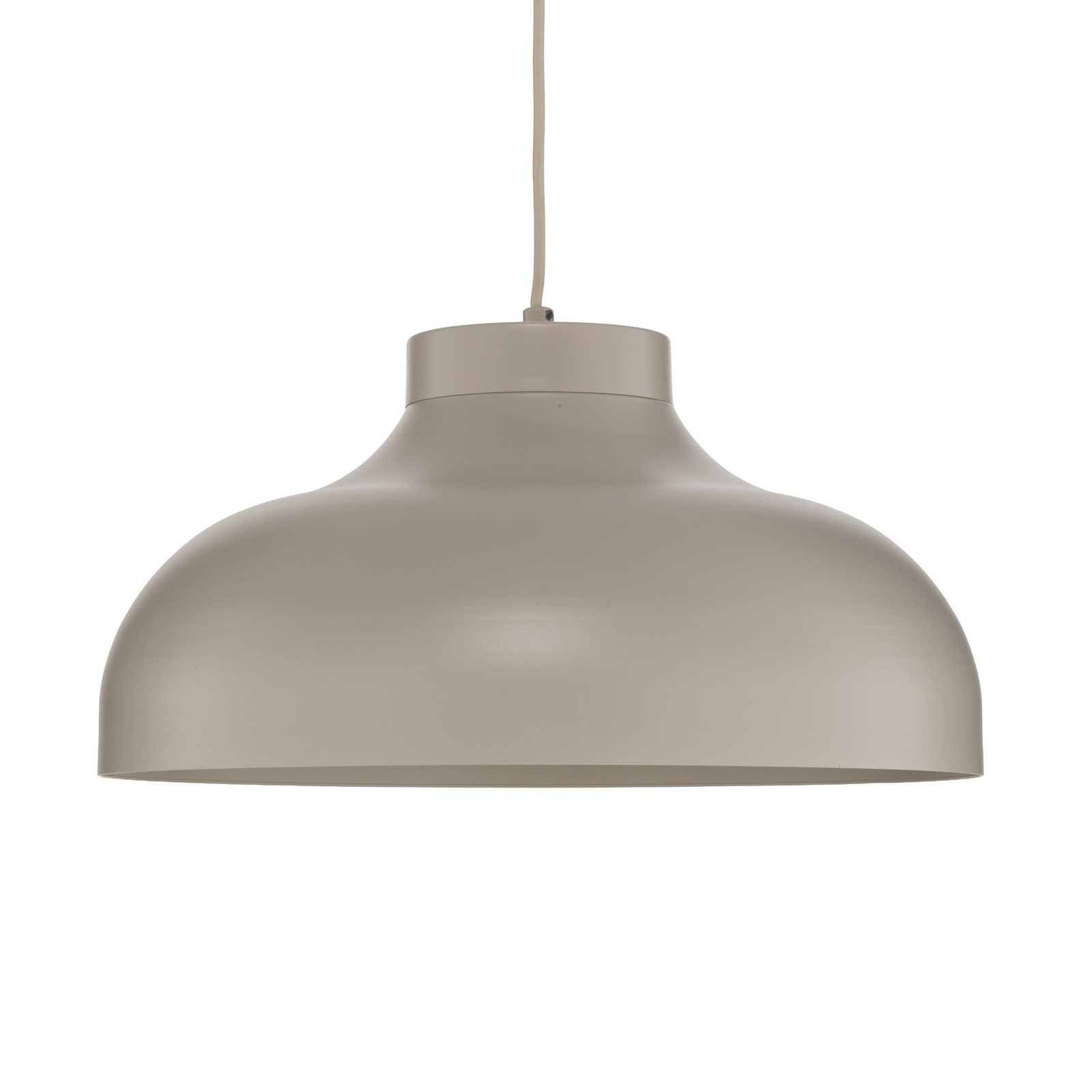 Basca pendant light, beige, metal, Ø 40 cm, E27