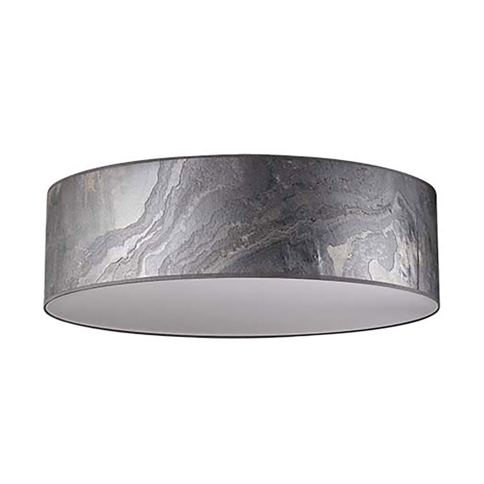 LeuchtNatur Discus ceiling lamp made of slate