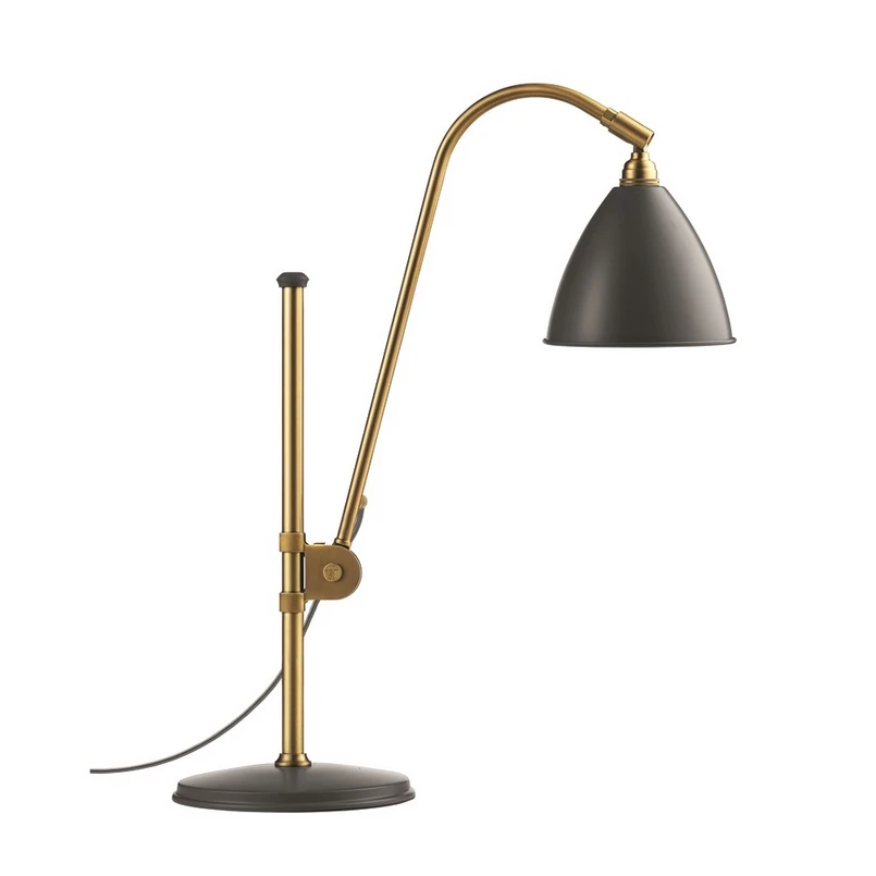 GUBI – Bestlite BL1 Tischleuchte Ø16 Messing/Grau