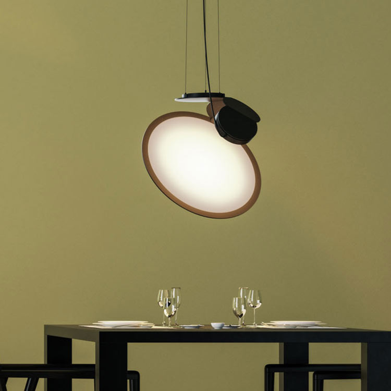 Axolight Cut LED lámpara colgante de diseño