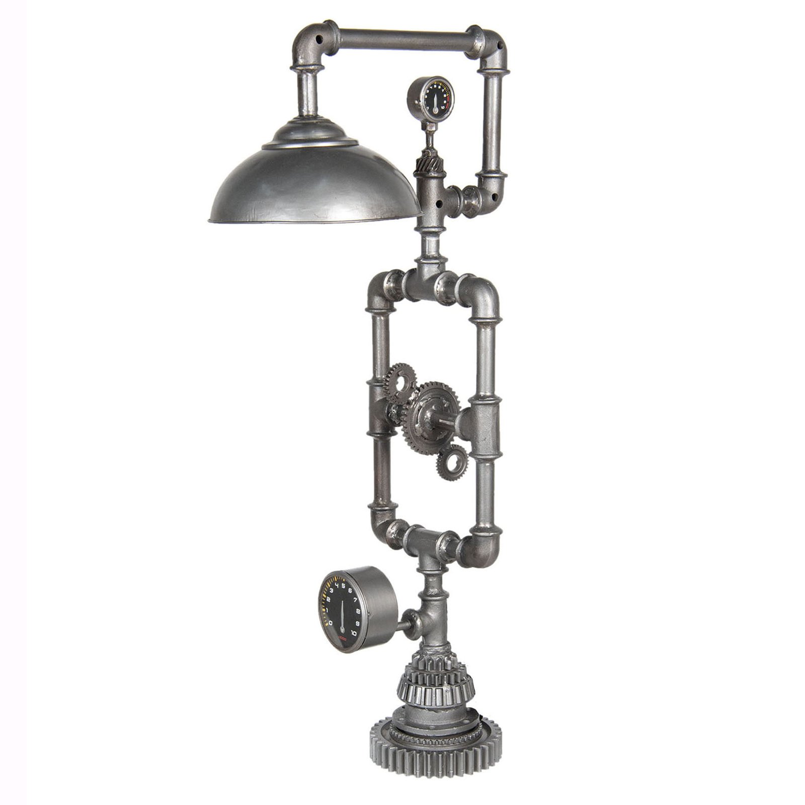 Clayre & Eef 271 floor lamp in an industrial design, for Living / Dining Room, iron, E27, 30 W, energy efficiency: A++, W: 46 cm, H: 98 cm