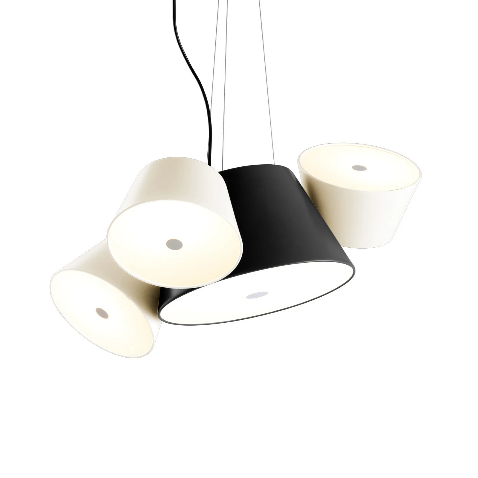 MARSET Tam Tam Mini, mat, negru/alb