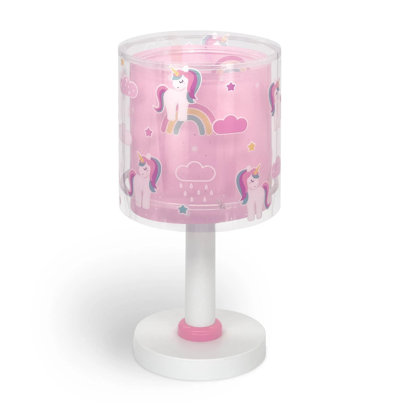Kindertafellamp Unicorns, G4, Ø 15 cm