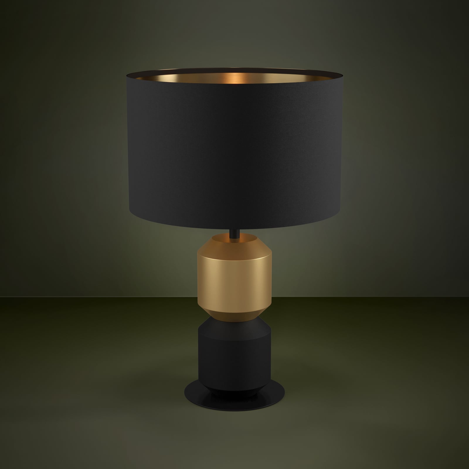 Laurignano Tischleuchte, schwarz/gold - EGLO Stars Of Light