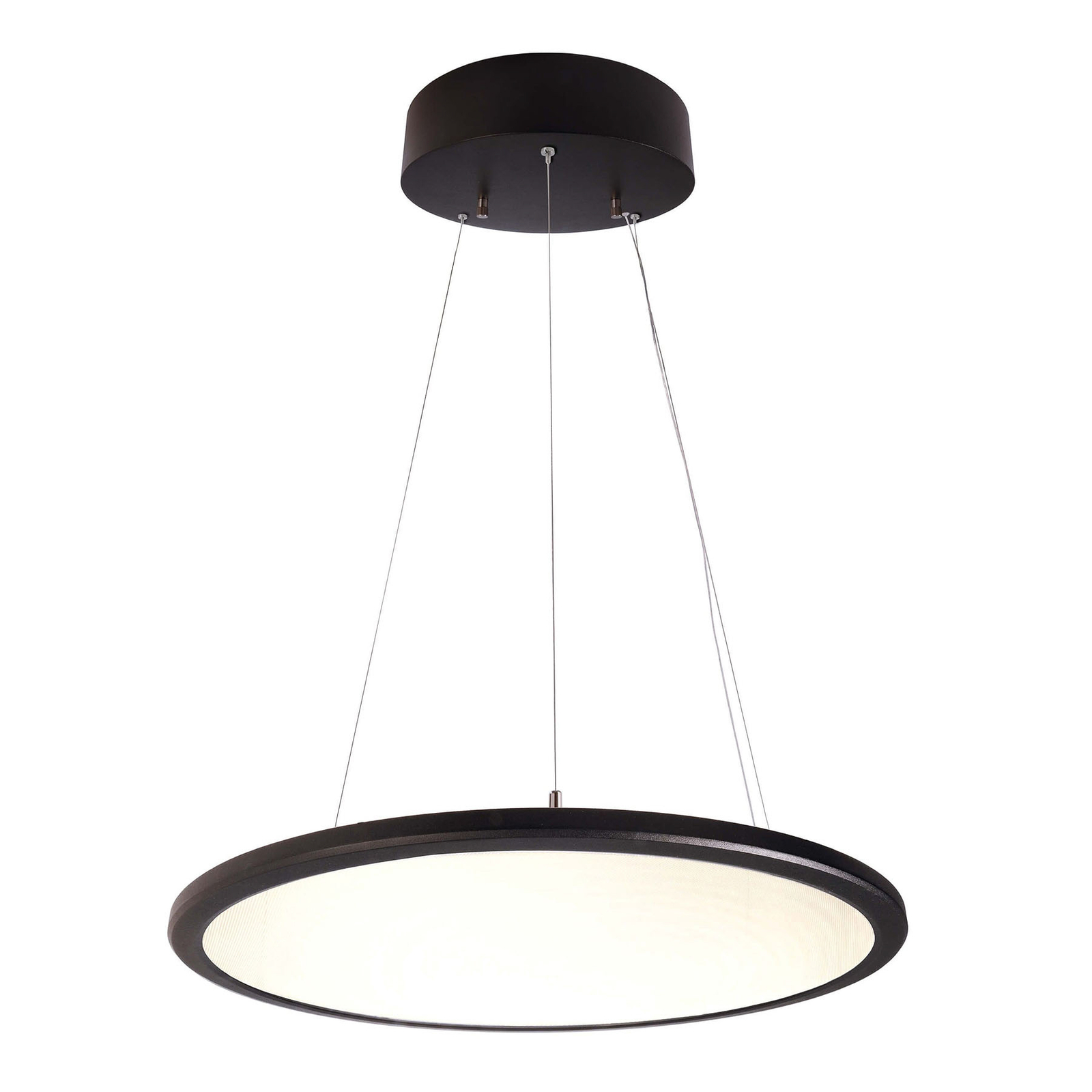 LED-Pendelleuchte 3420 rund, 3.000 K schwarz