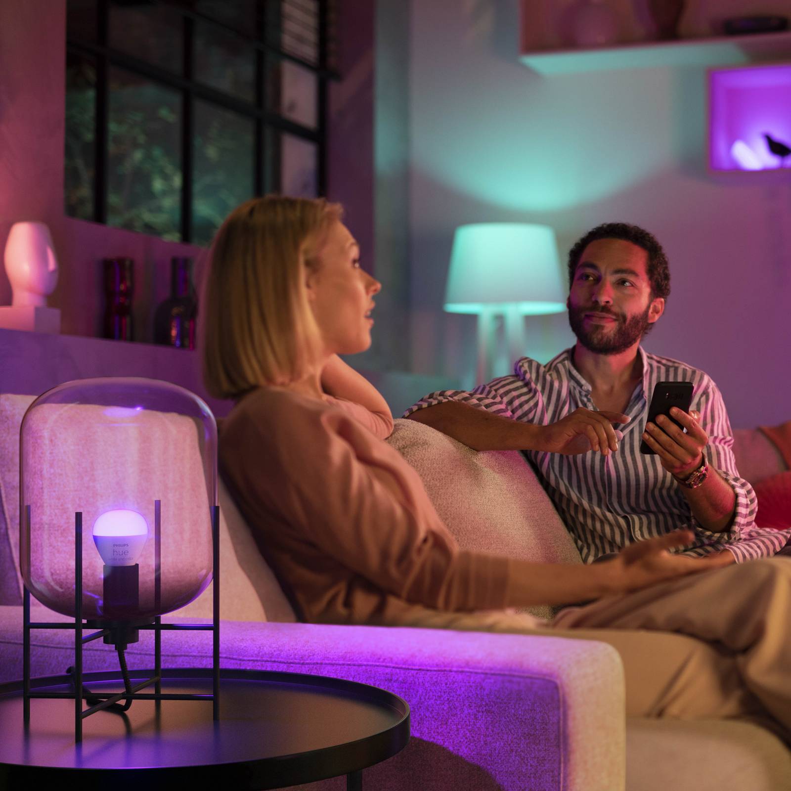 Philips Hue White&Color Ambiance E14 5,1 W, zestaw 2 szt.
