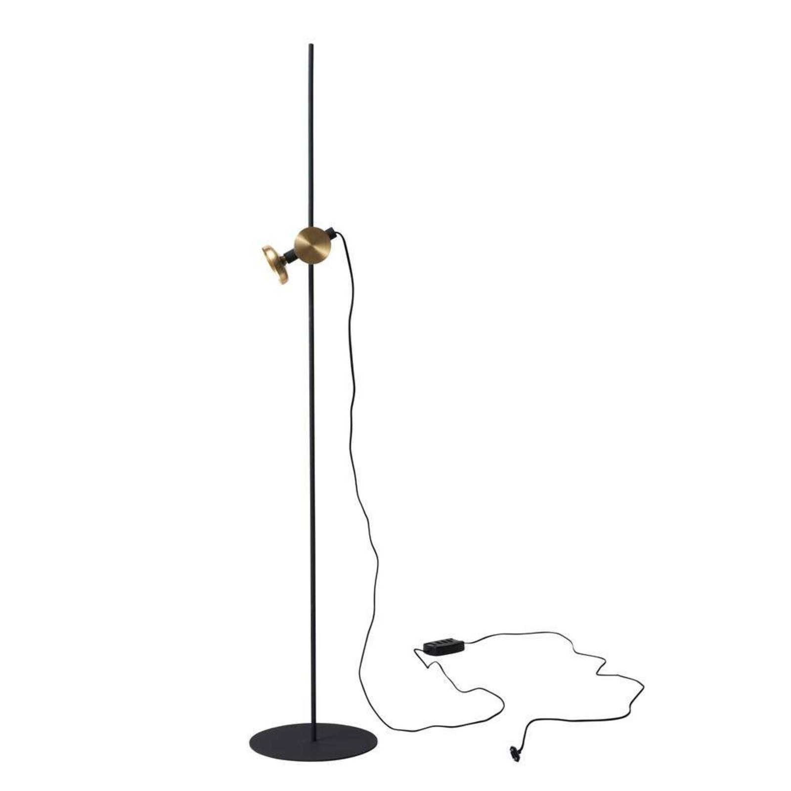 Blend 150 Golvlampa Black/Brass - Pholc