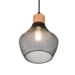 Lámpara colgante Valeria con pantalla de celosía, Ø 18 cm