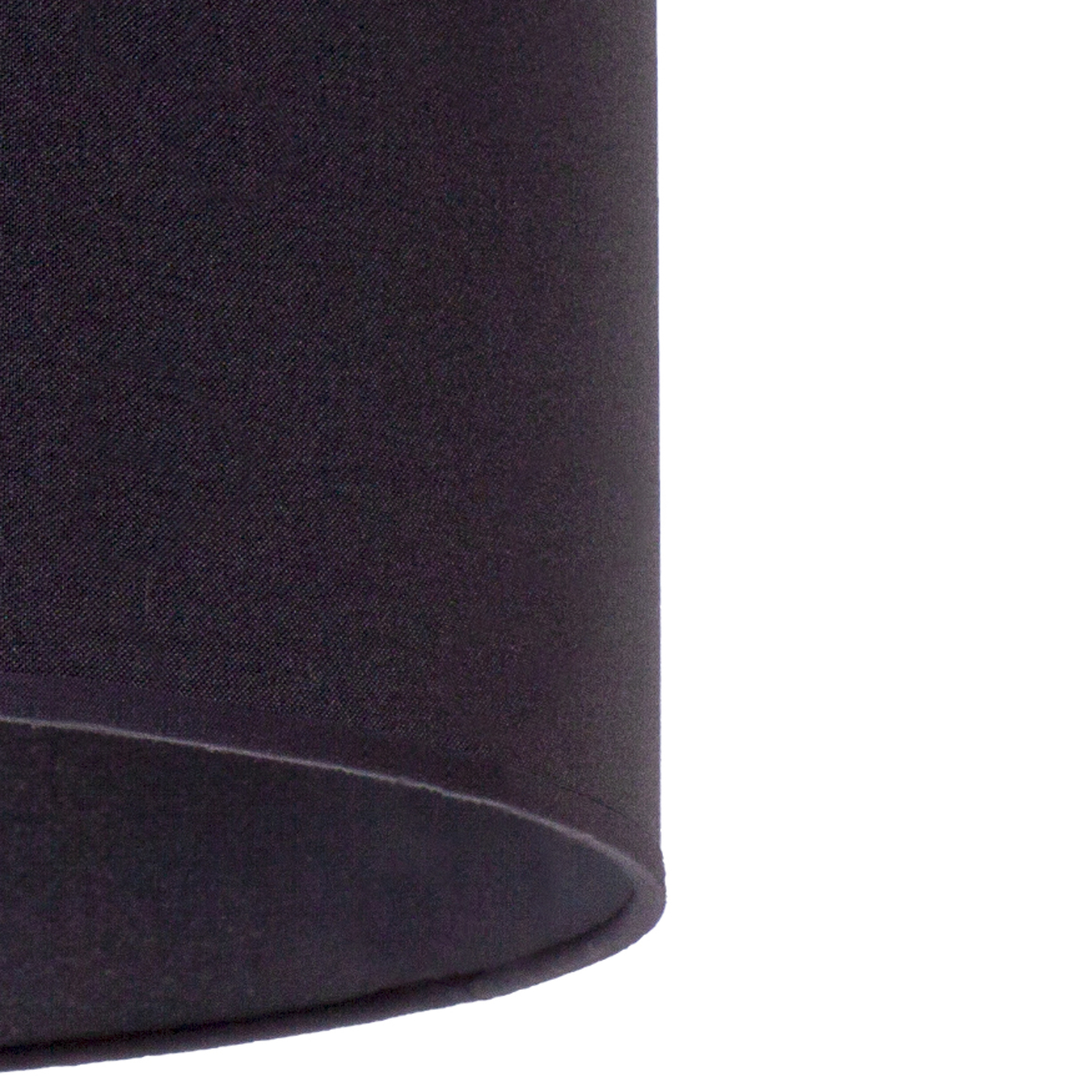 Lampeskjerm Roller Ø 50 cm, svart