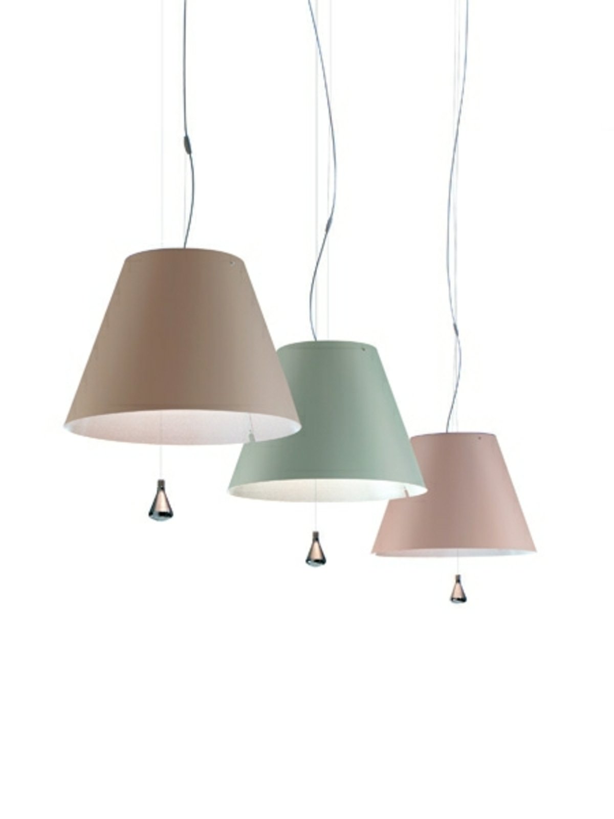 Costanza Taklampa Up/Down Comfort Green - Luceplan