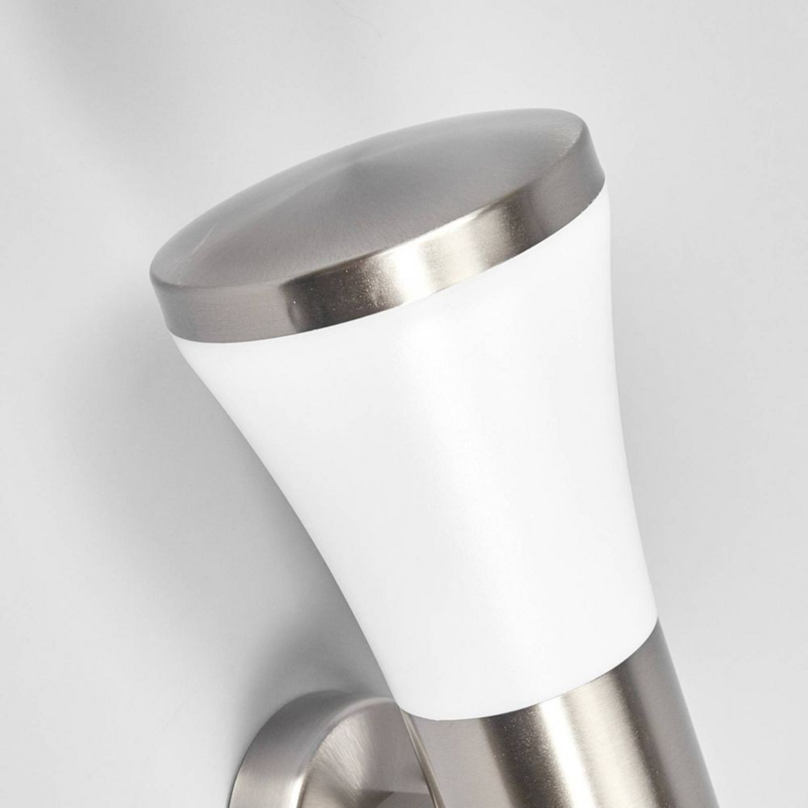 Sumea LED Vonkajšie Nástenné Svietidlo w/Sensor Stainless Steel/White - Lindby