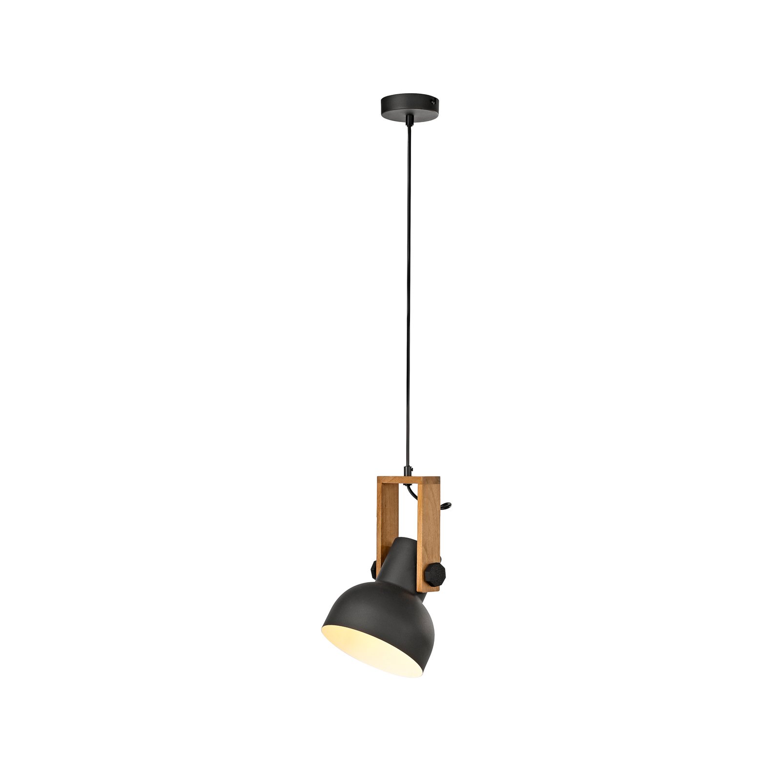 JUST LIGHT. Cup 2.0 hanglamp, Ø16cm, 1-lamp, zwart