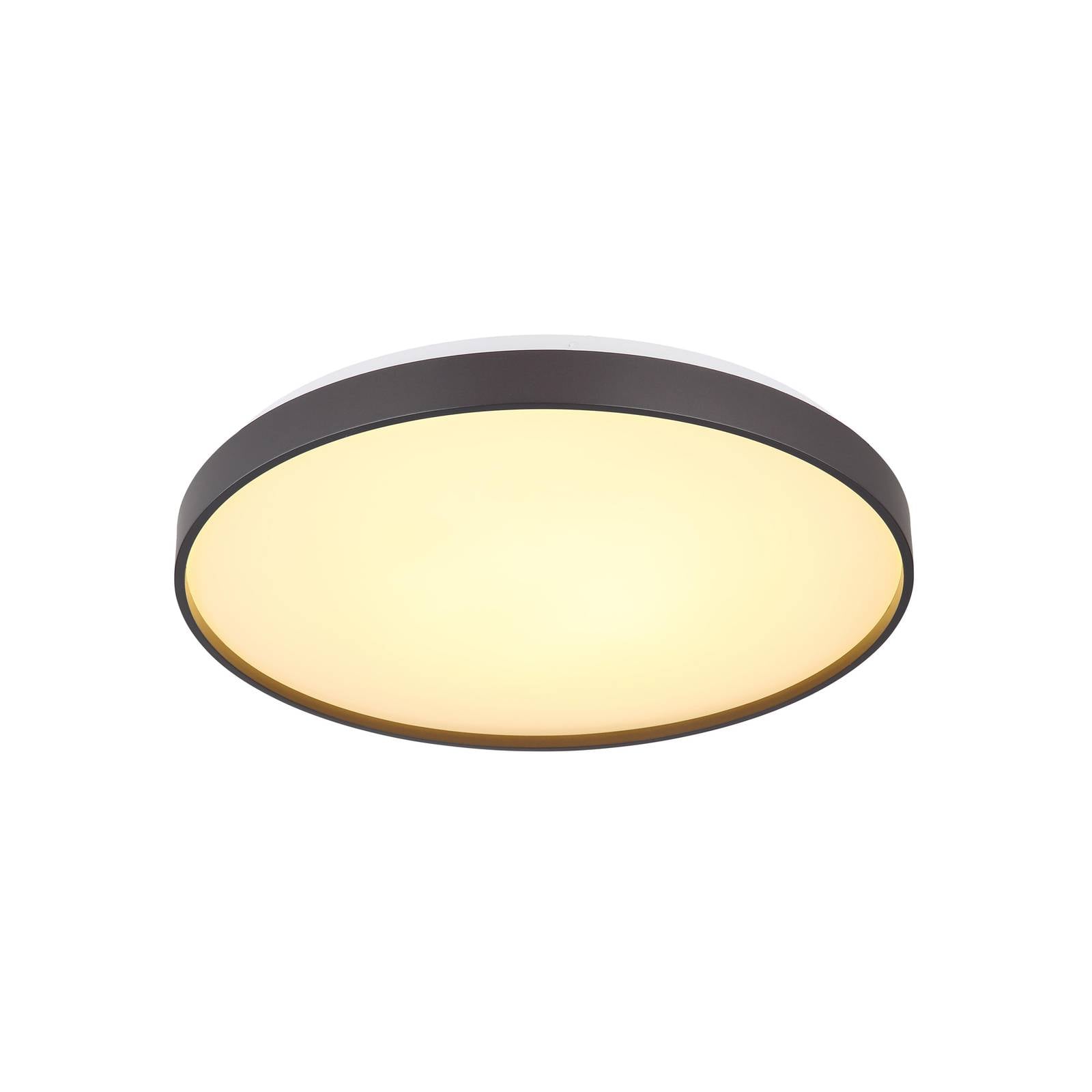 LED-Deckenleuchte Eclypse, anthrazit, Ø 48 cm, Acryl/Metall