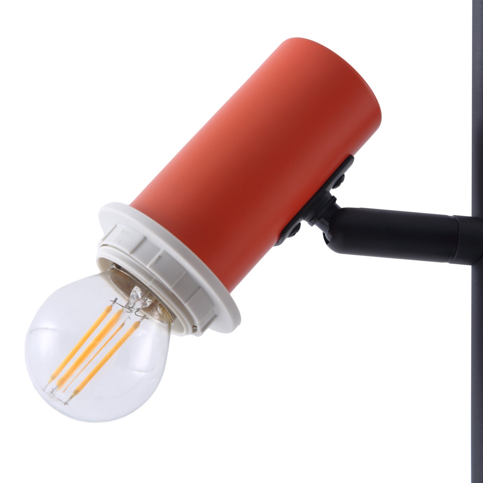 Ovelia Floor Lamp Orange/Black - Lindby