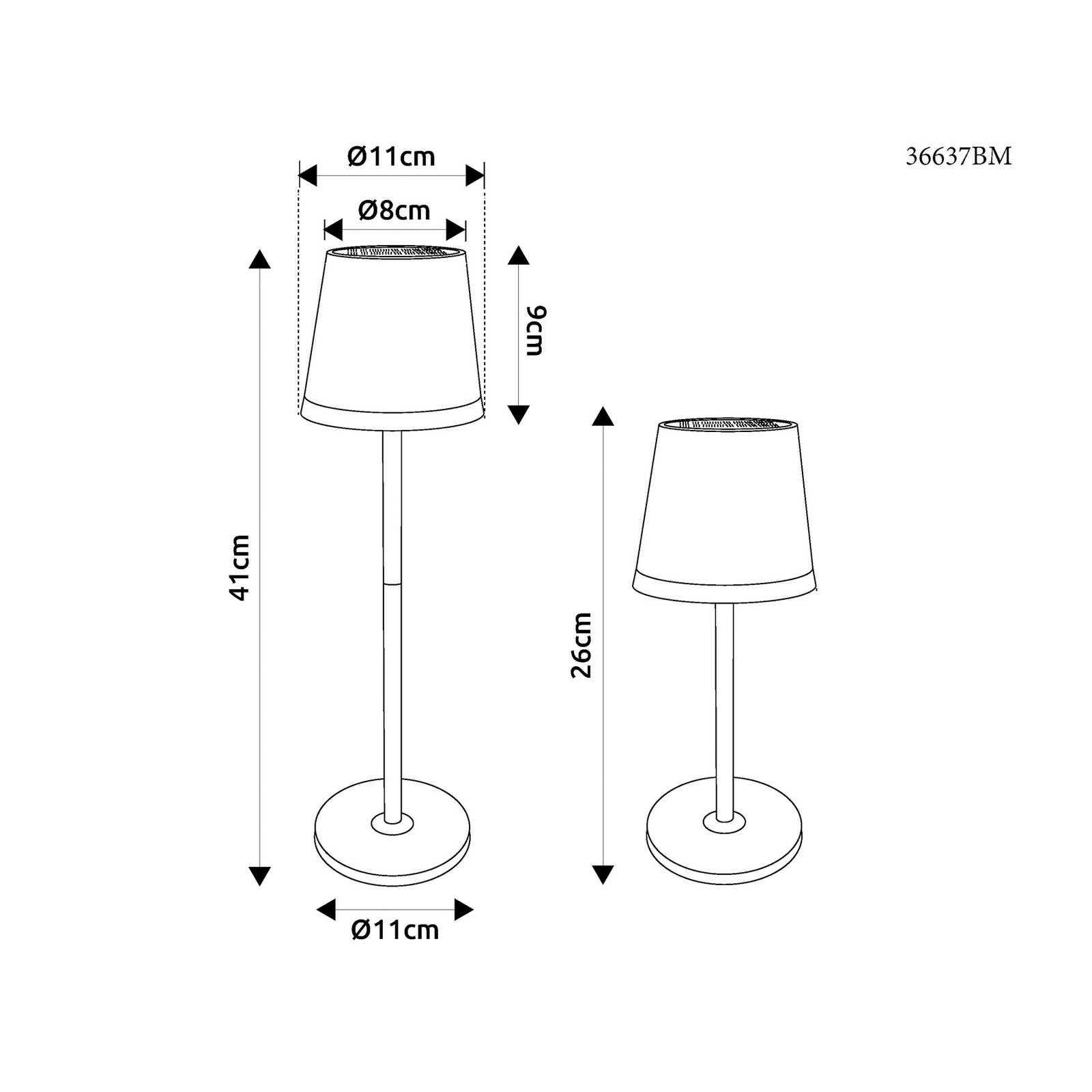 Lampa solarna LED, metalowa, jasnozielona, wysokość 41 cm, IP44