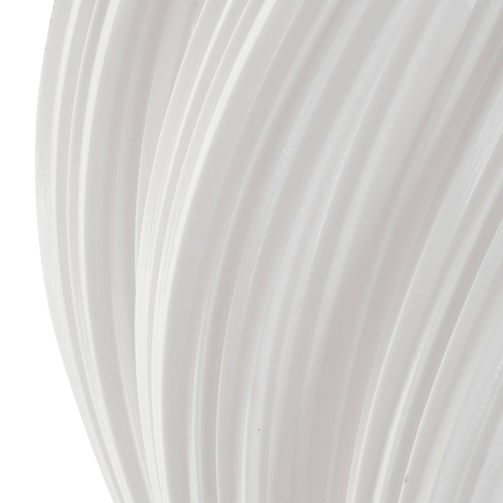 Lindby hanglamp Nuvia, Ø 15,5 cm, wit, gedraaid