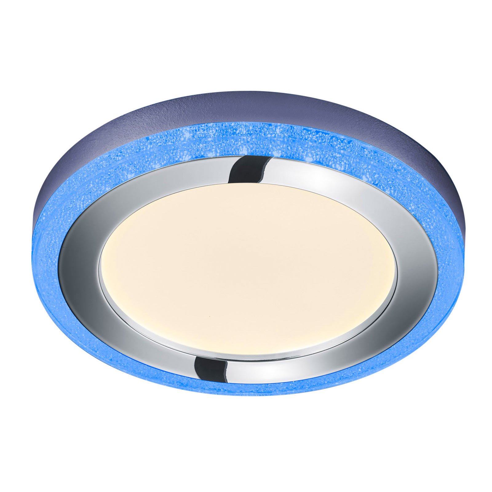LED-Deckenleuchte Slide, weiß, rund, Ø 40 cm