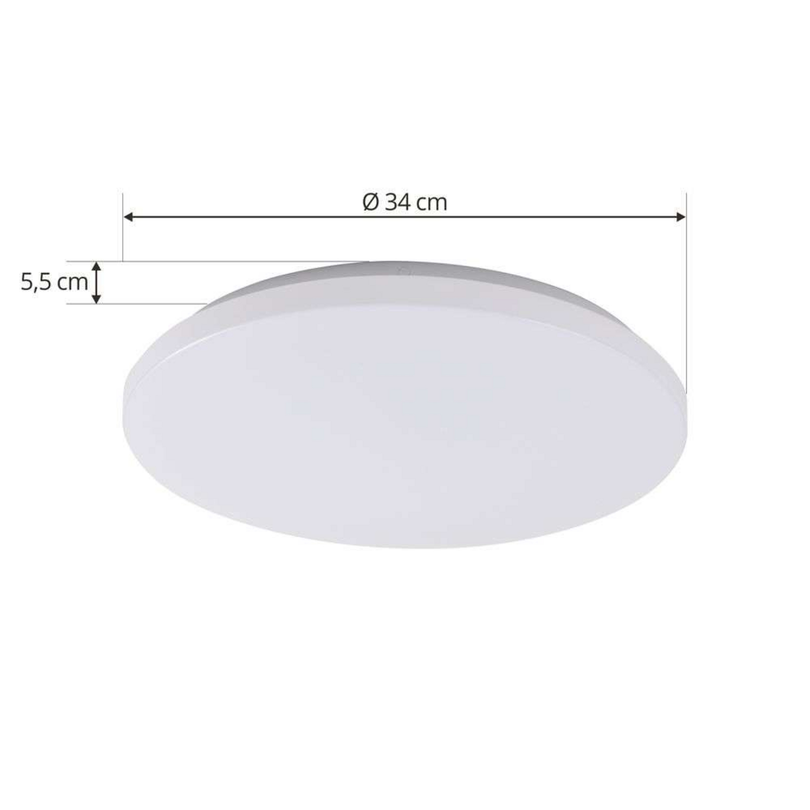 Doki LED Plafonieră 4.000K Ø34 IP44 White - Lindby