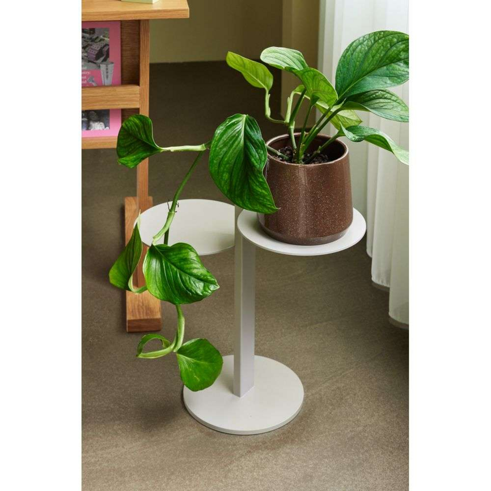 Platform Side Table Sand - Hübsch