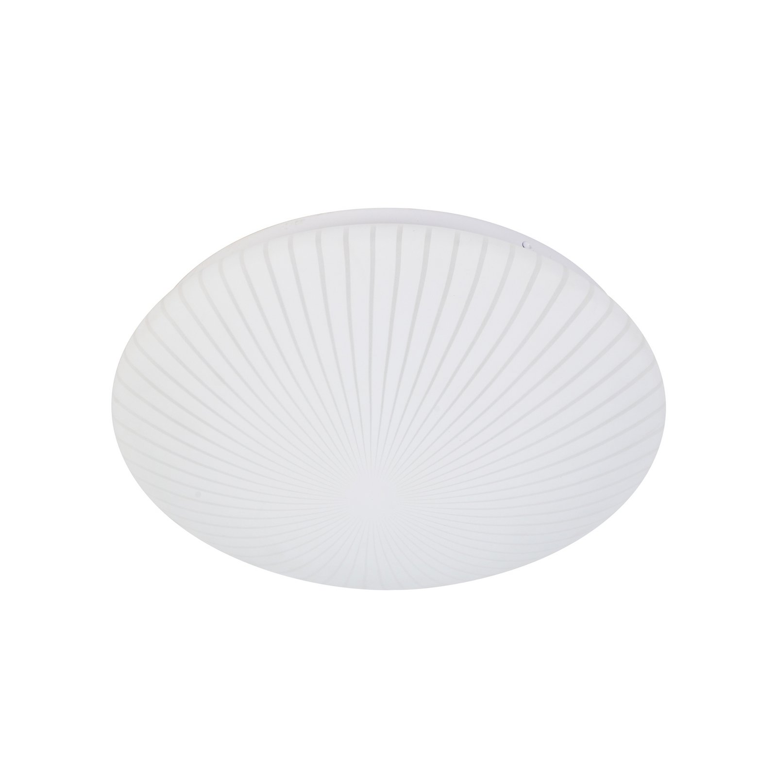 LED-taklampe Malta, Ø 29 cm, hvit, akryl, CCT