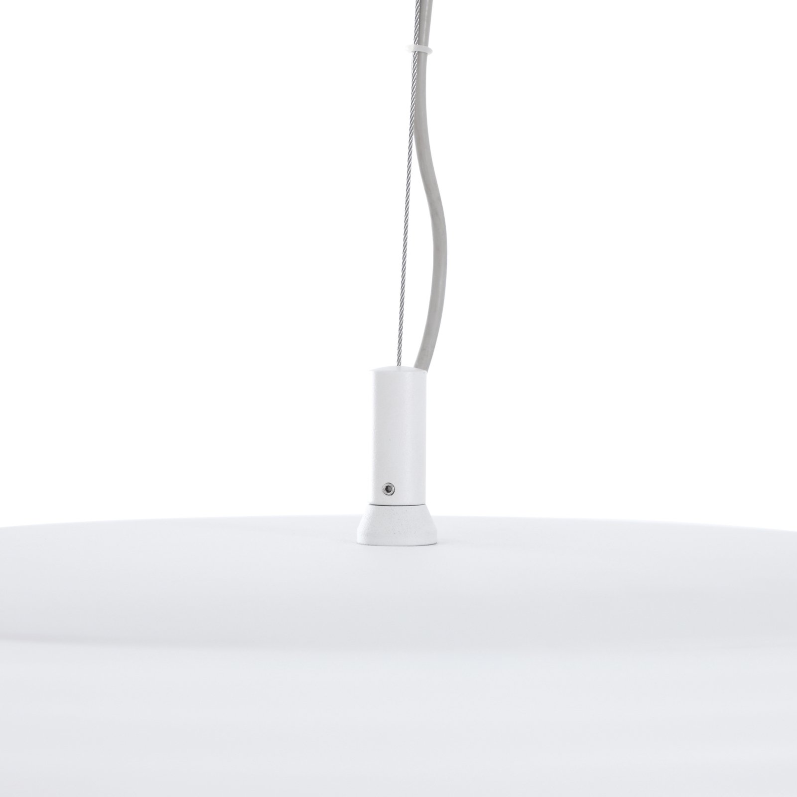 Lucande Smart LED pendant light Bolti, white, RGBW, CCT, Tuya
