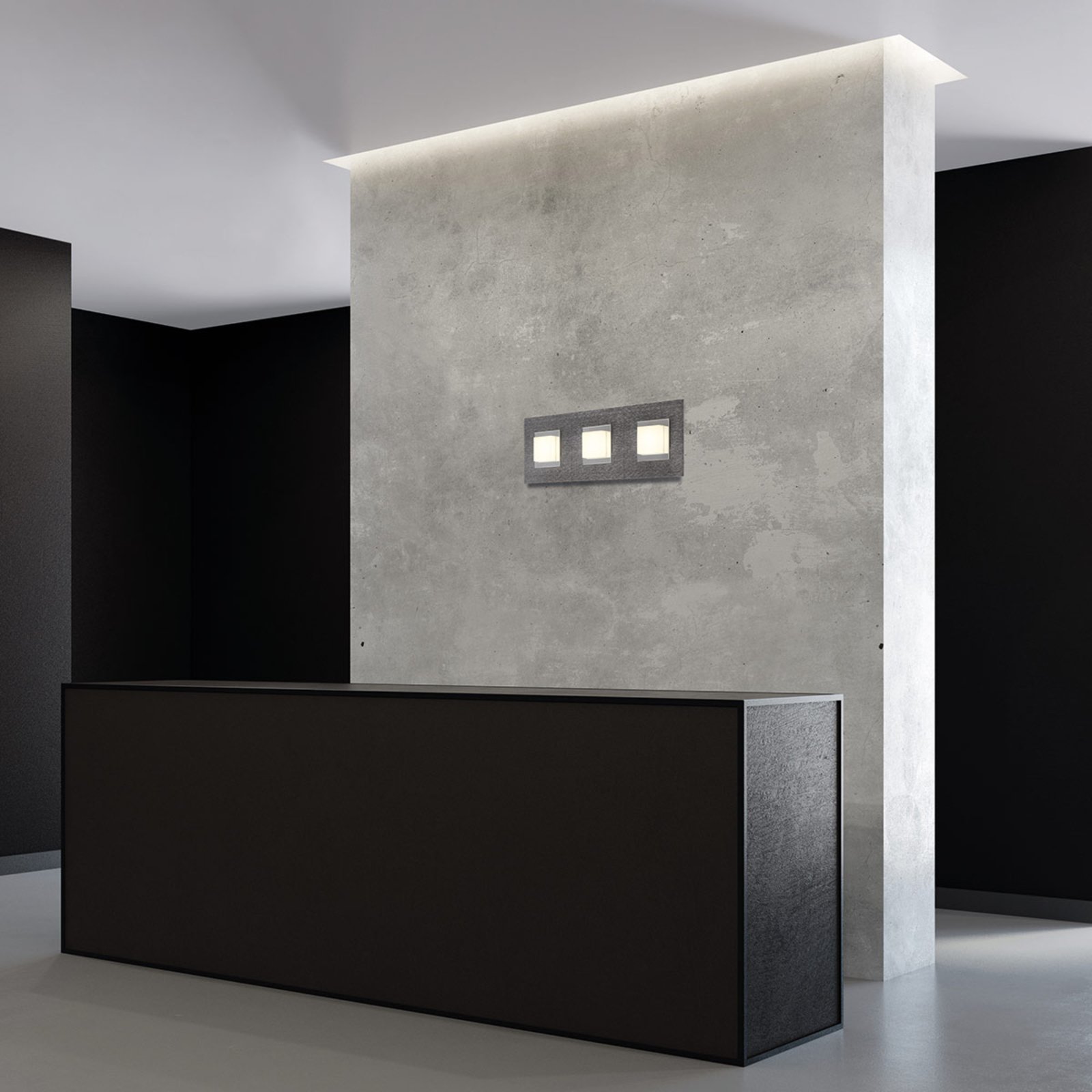 GROSSMANN Basic LED wall light 3flg.
