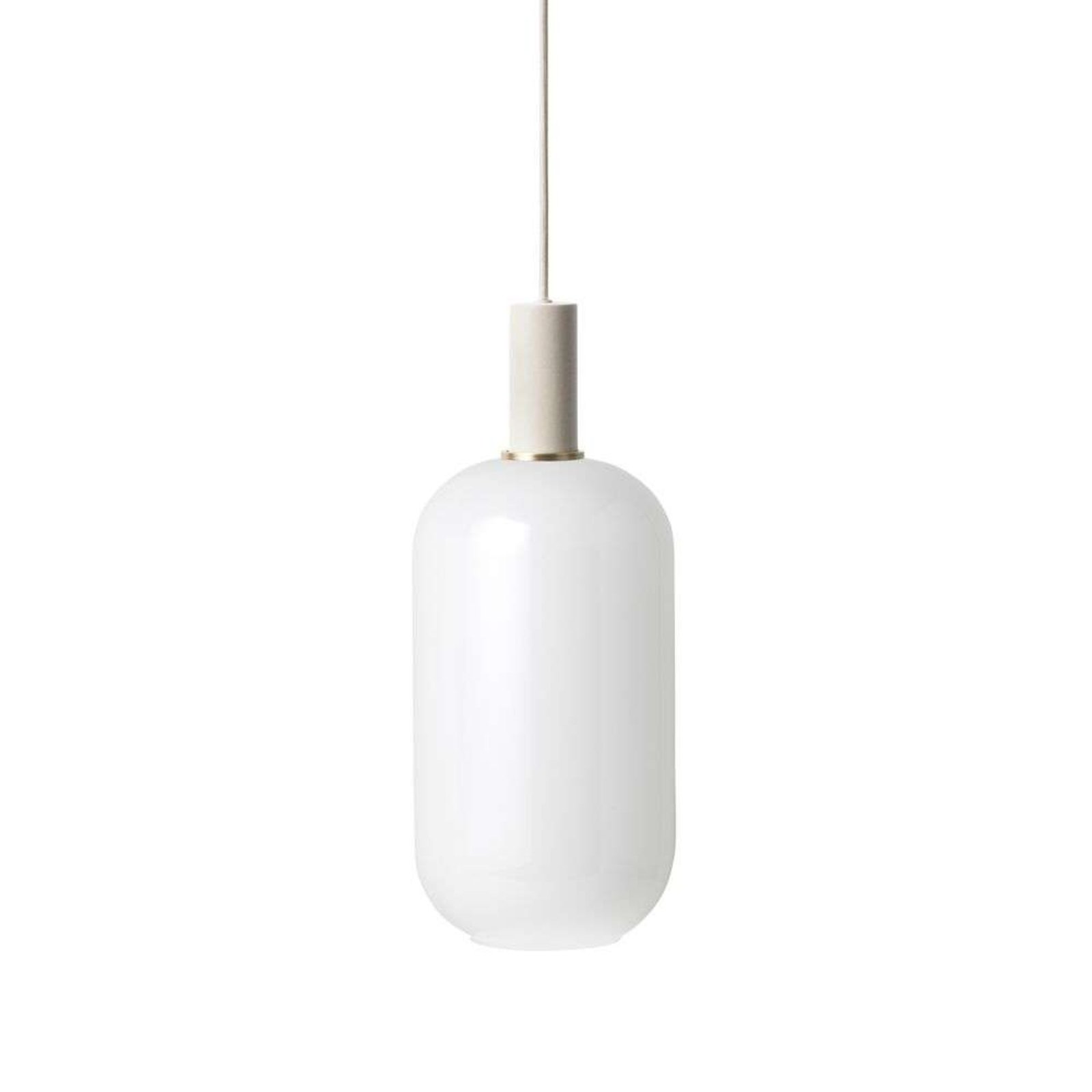 Collect Závěsná Lampa Opal Tall Low Light Grey - Ferm Living