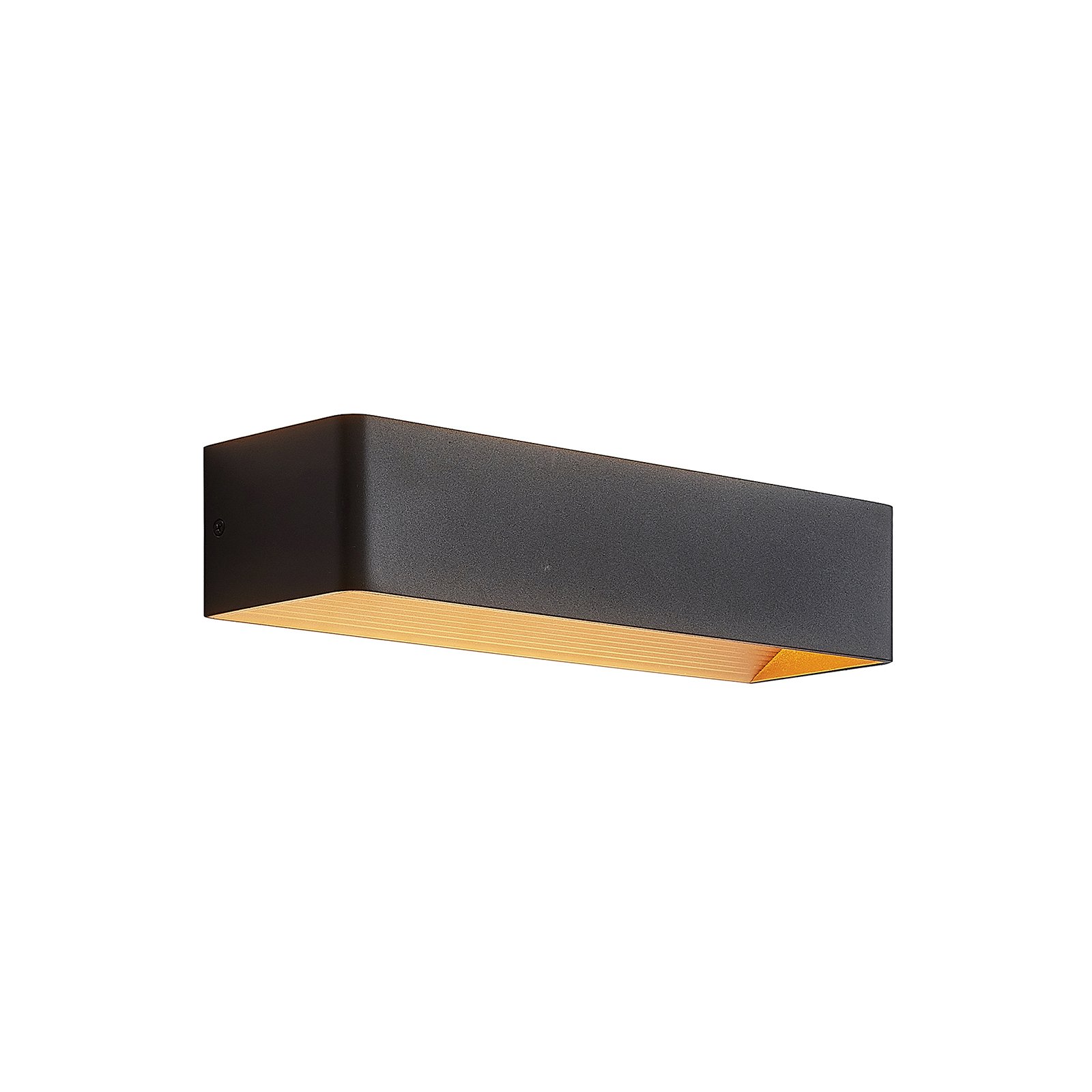 Arcchio Karam LED-Wandleuchte, 36,5 cm, schwarz