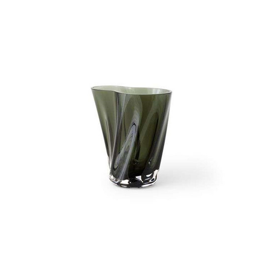 Aer Vase, Höhe 19 cm, rauchgrau, Glas - Audo