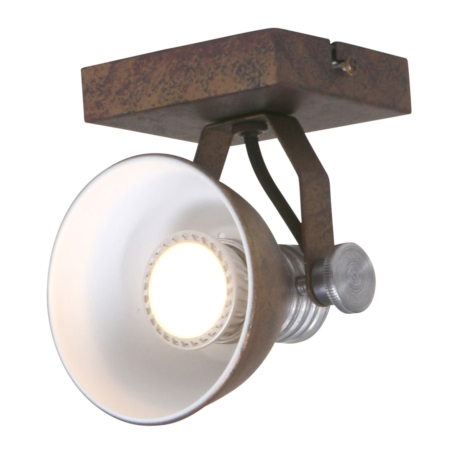 LED-spotlight Brooklyn 1 lampa brun