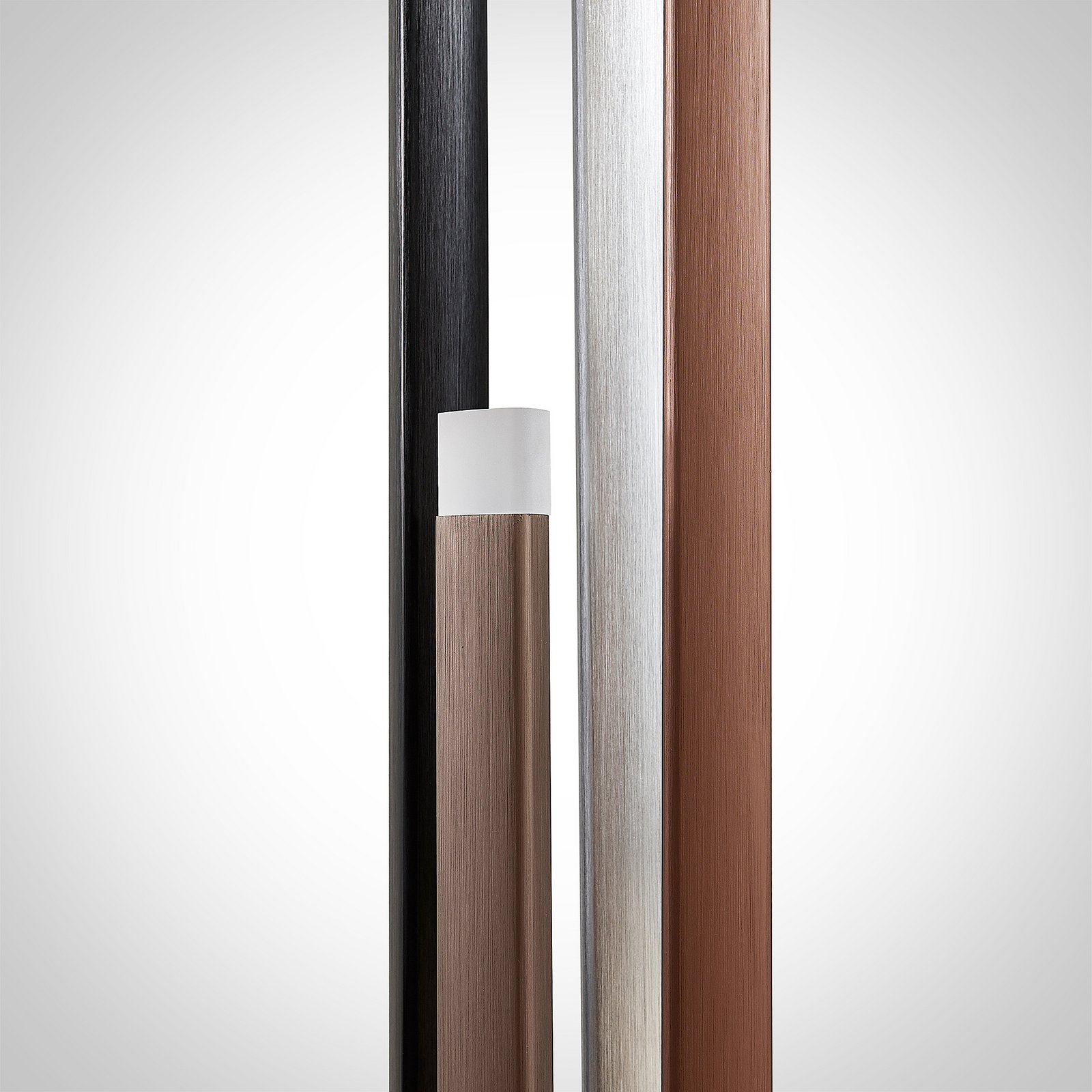 Stoika Állólámpa Black/Alu/Brown - Lucande