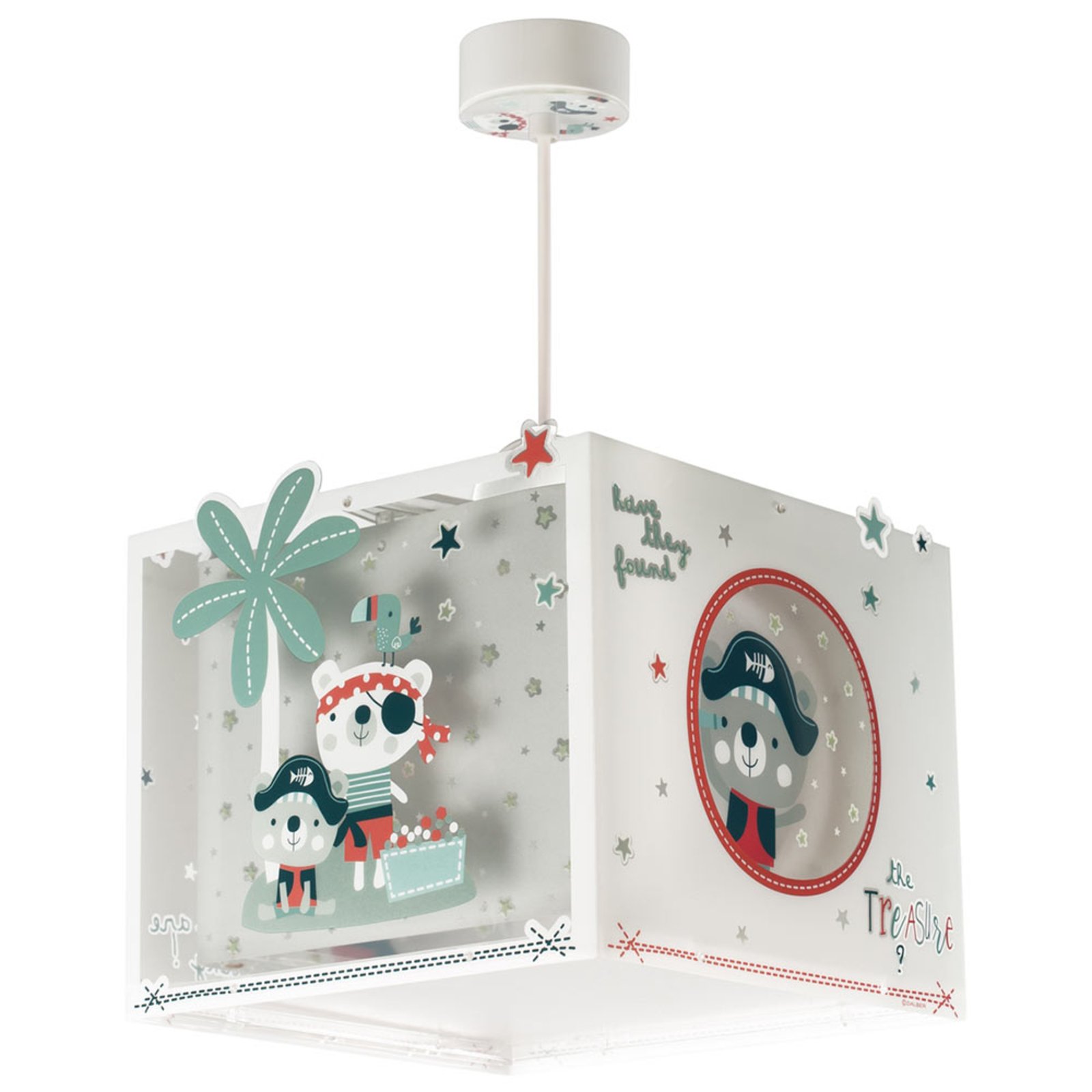 Pirates children's room pendant light