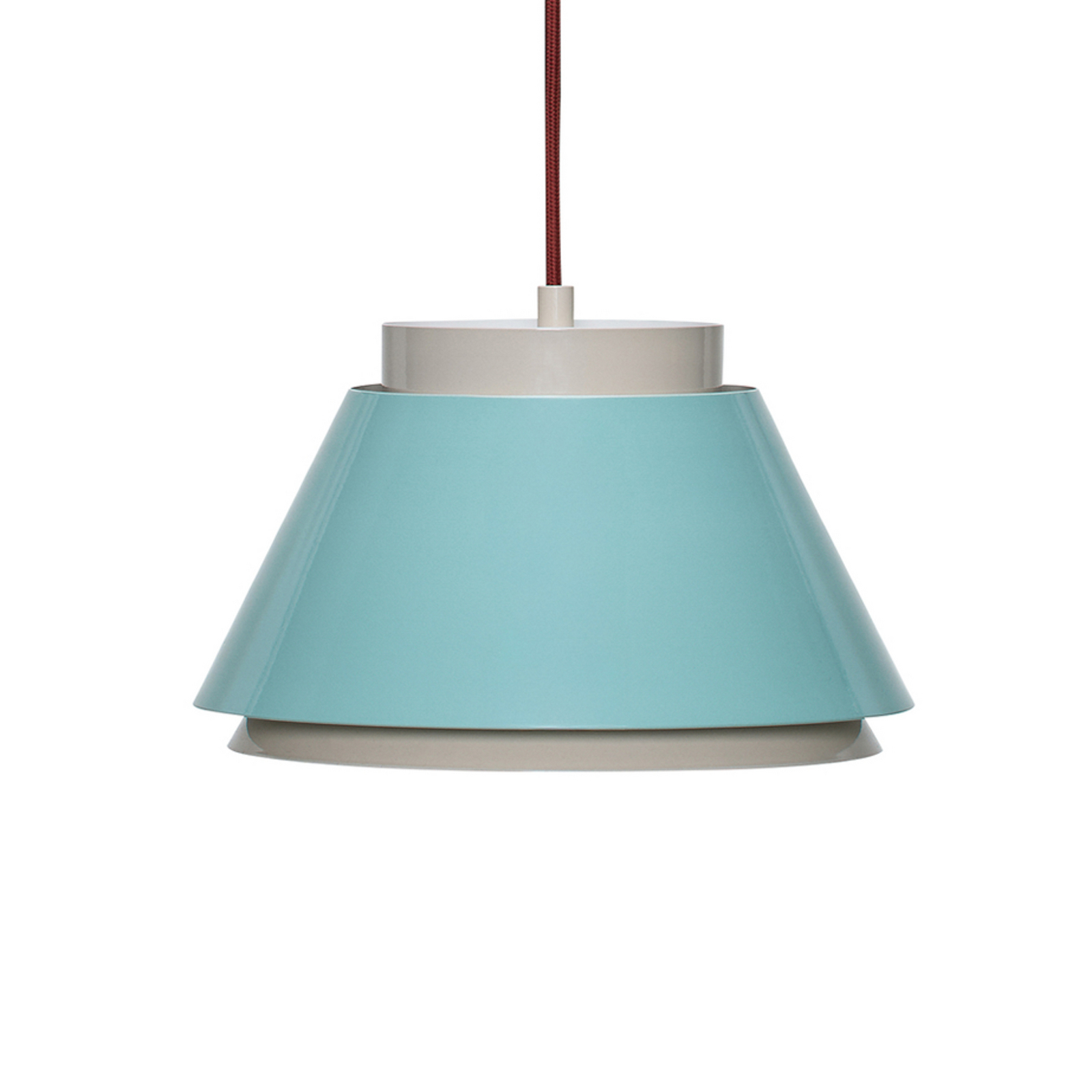 Remi hänglampa blå/beige Ø 25 cm – Hübsch