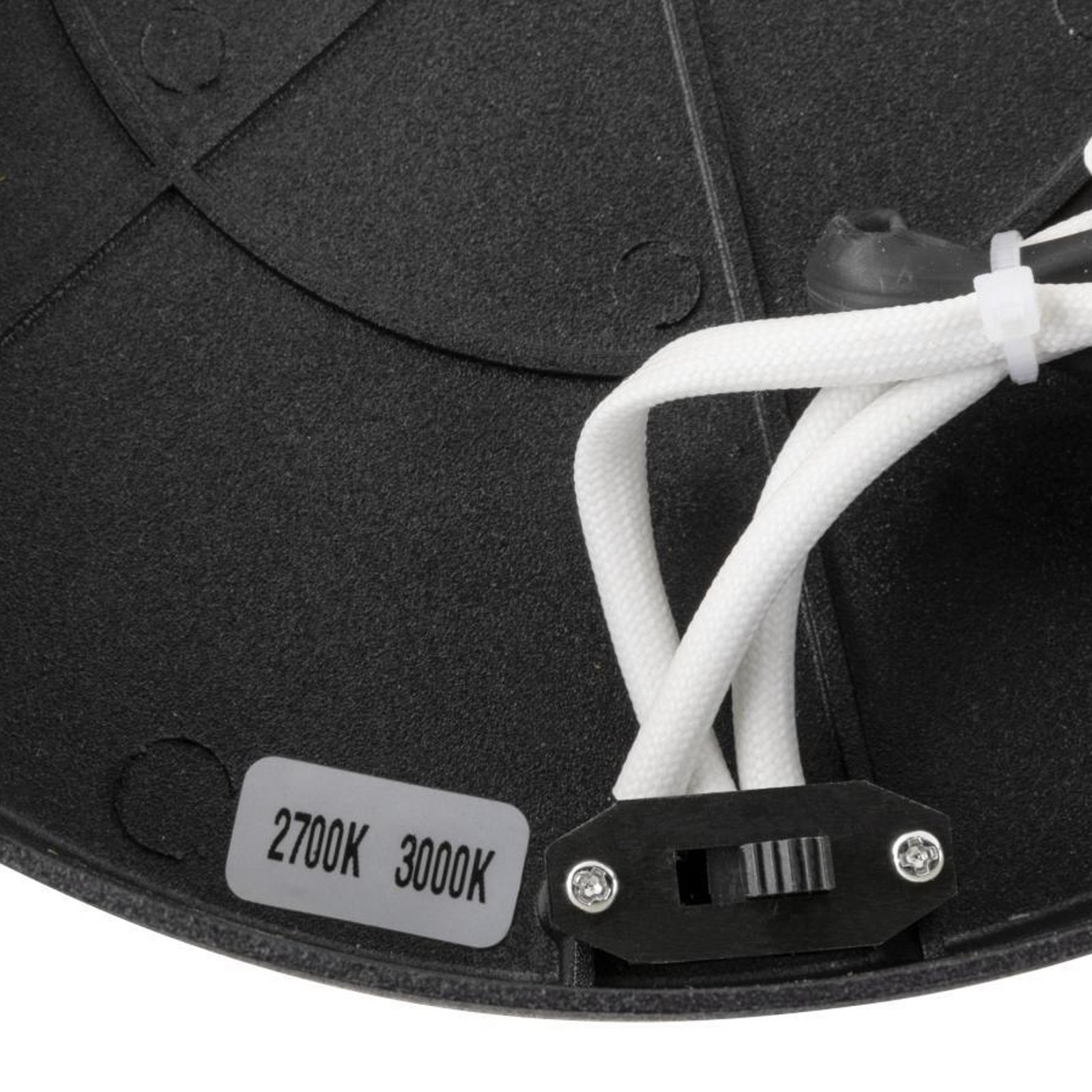 SLV LED-Deckenleuchte One, Ø 40 cm, schwarz, Metall, CCT