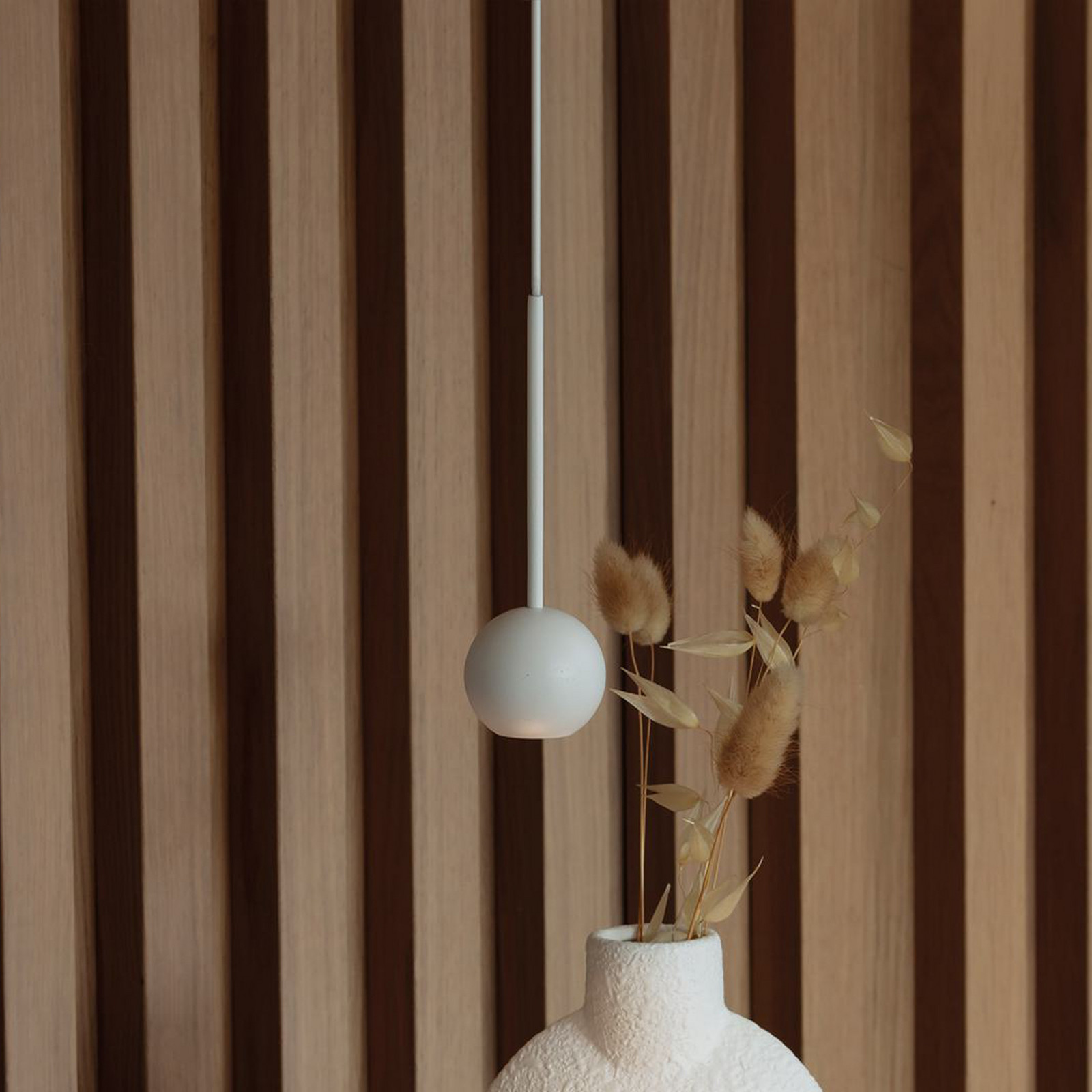 Ideallux Ideal Lux Archimede Archimede Sfera LED suspendat alb metal - Camera de zi / sufragerie - modern