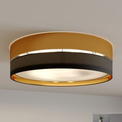 Kattovalaisin Hilton, musta/kulta, Ø 60 cm