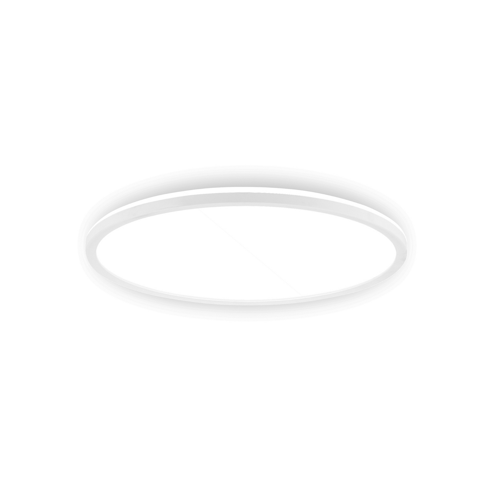 Candeeiro de teto LED Shallow, branco, Ø 24 cm, IP44, plástico