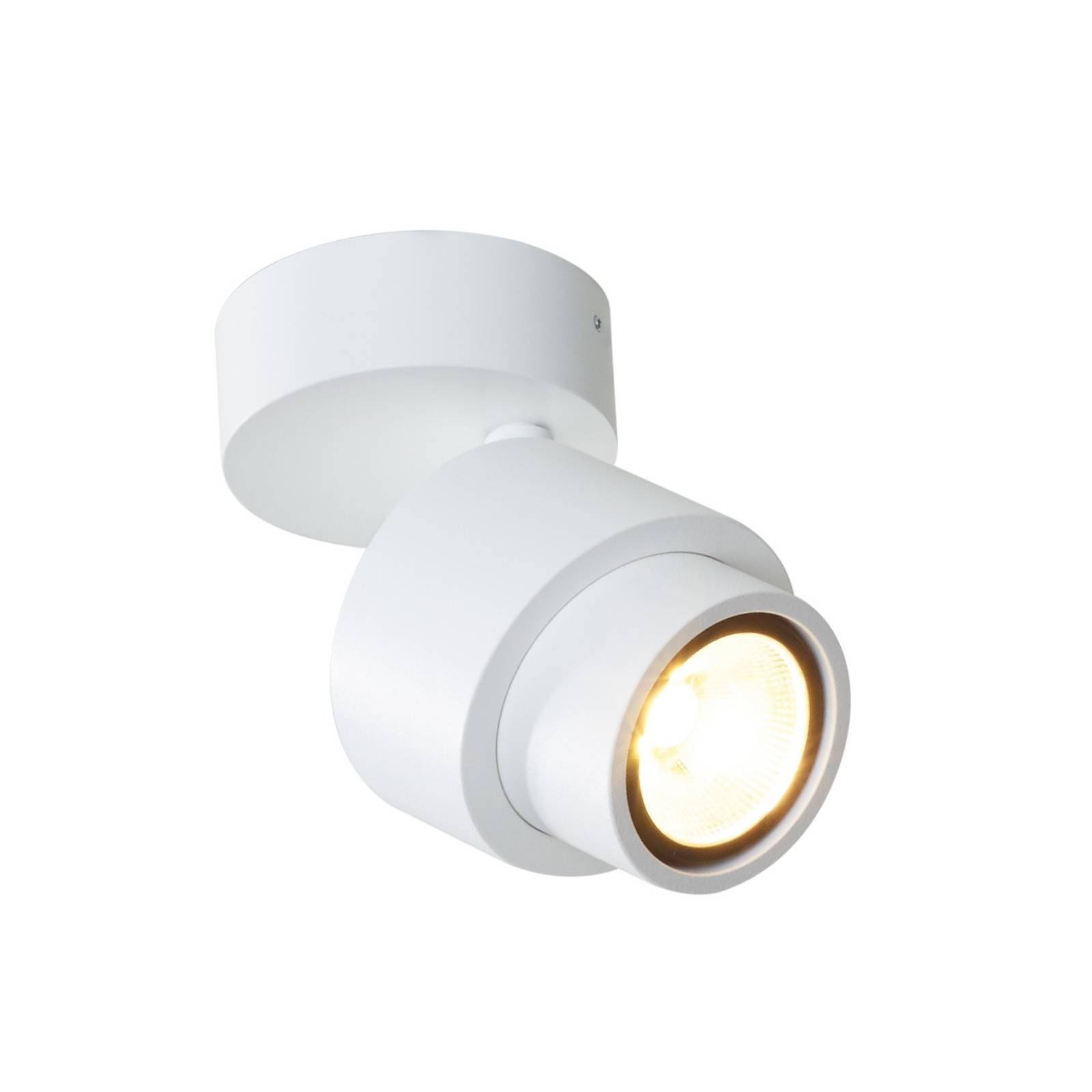 LED-Strahler BRUSH, weiß, Ø 7 cm, Metall, dimmbar, 2.700 K