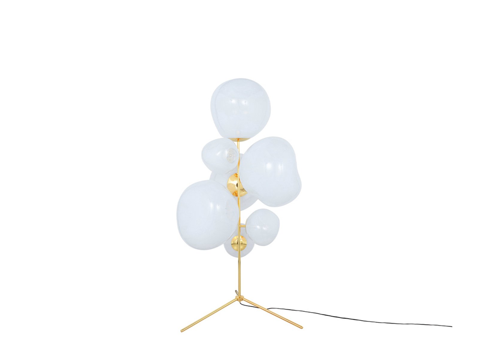 Melt Floor Chandelier Podna lampa Zlato/Opal - Tom Dixon