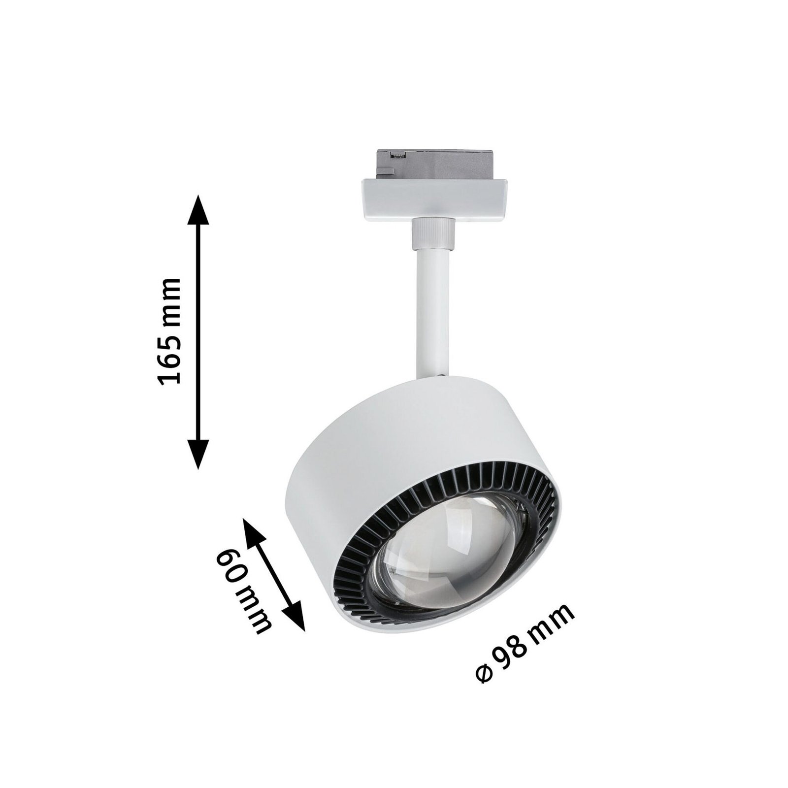 Paulmann Aldan URail LED-valonheitin 2 700K valkoinen