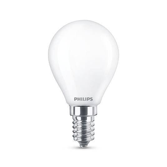 Philips Classic LED lamp E14 P45 6,5W 2.700K mat