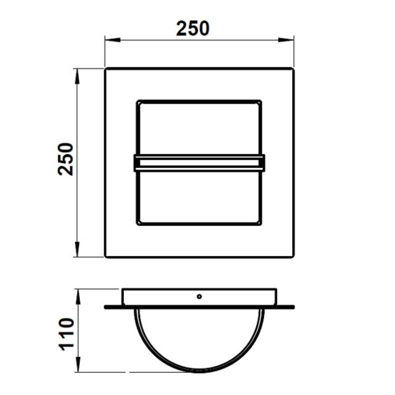 Albert Leuchten Applique d'extérieur en inox 428