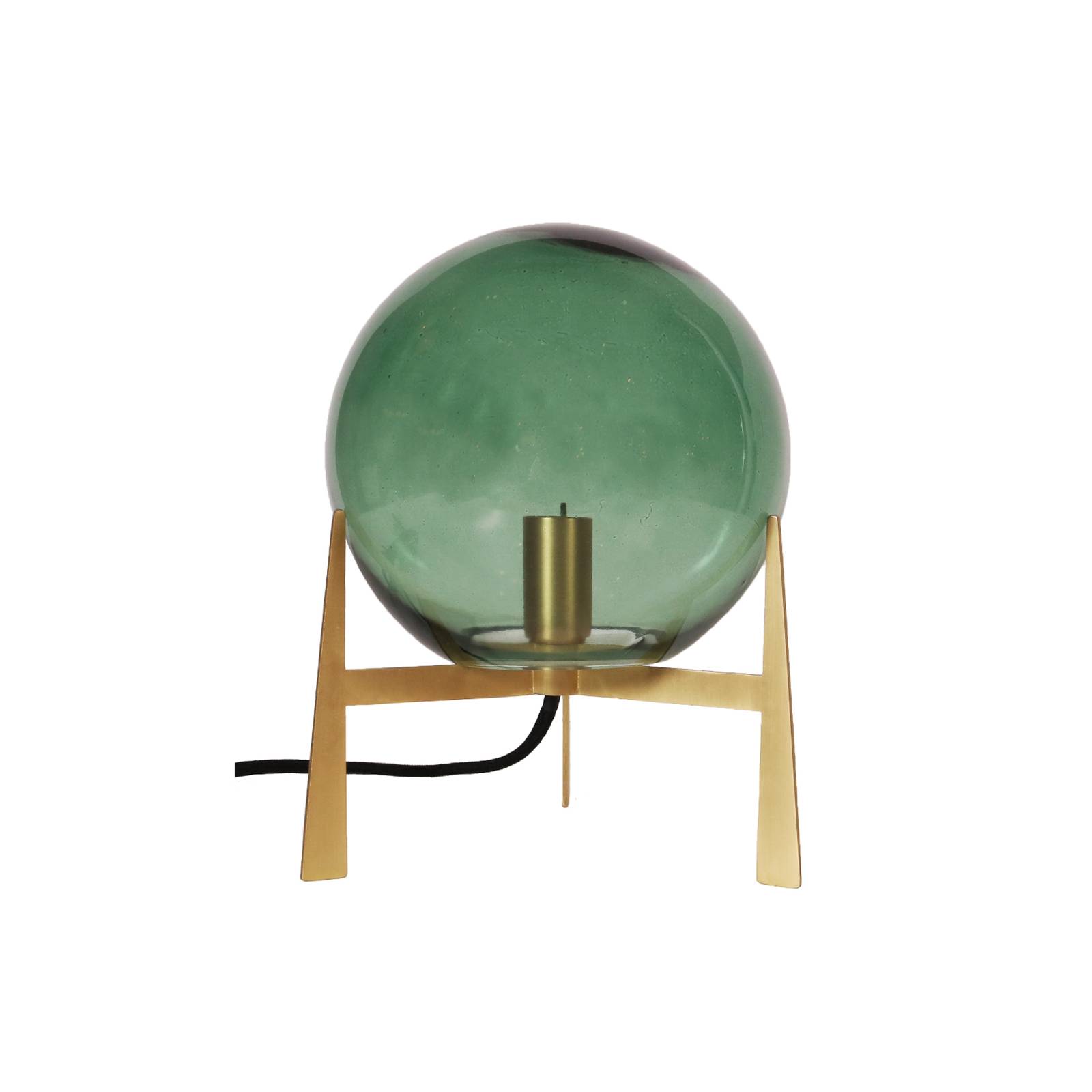 PR Home Milla bordlampe højde 28 cm guld/grøn
