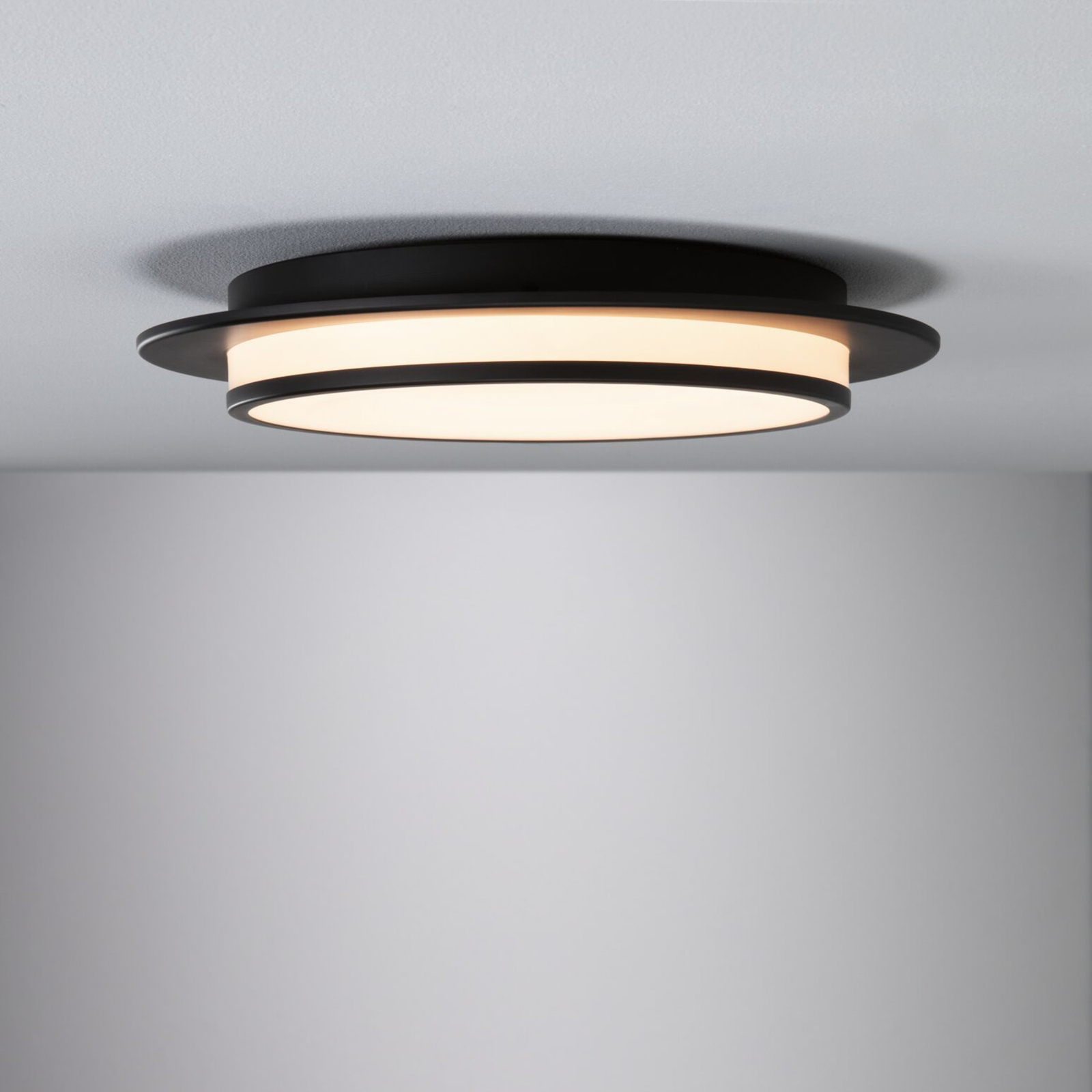 Egron LED Ceiling Lamp 3-step Dim. Matt Black - Paulmann
