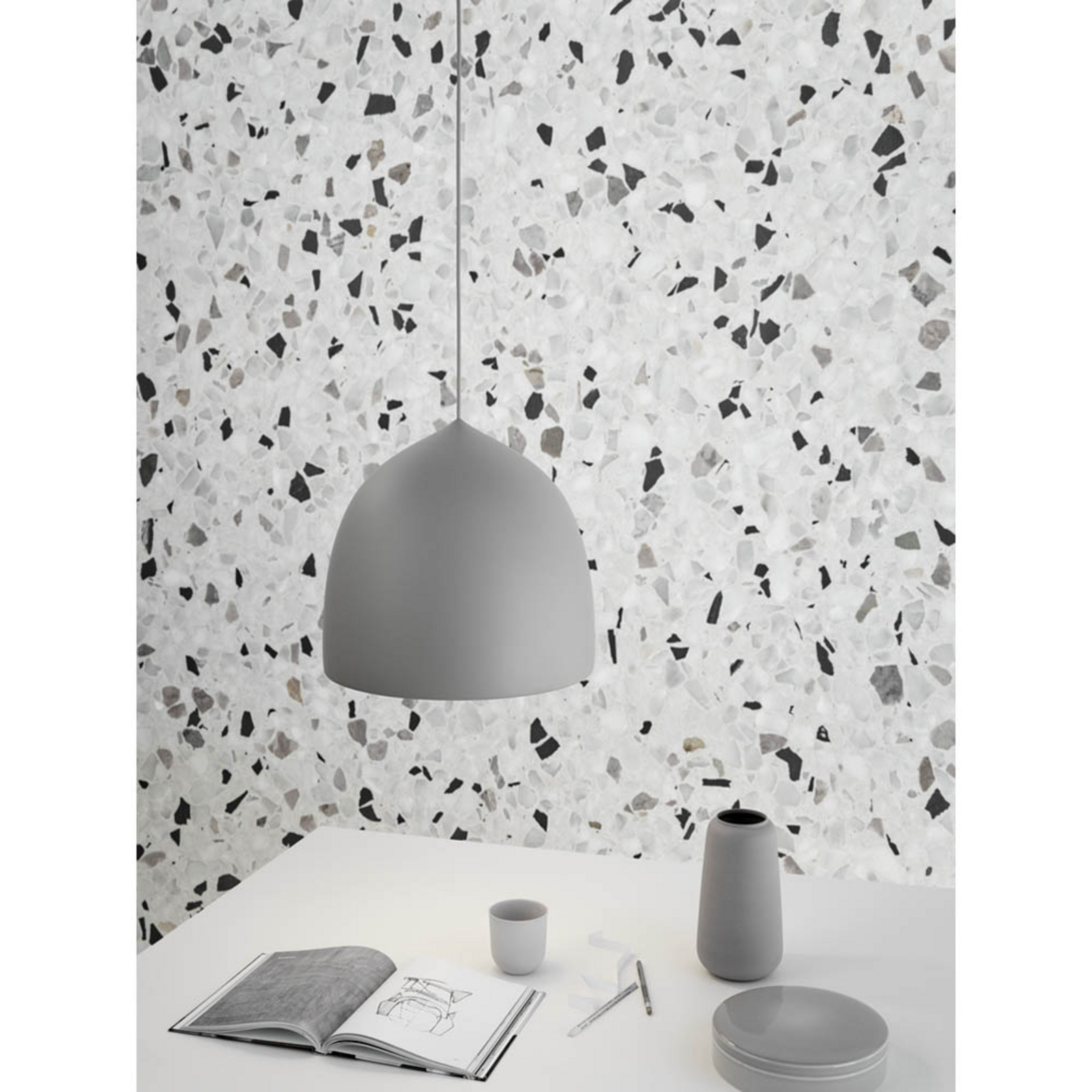 Suspence P2 Pendant Matte Grey - Fritz Hansen