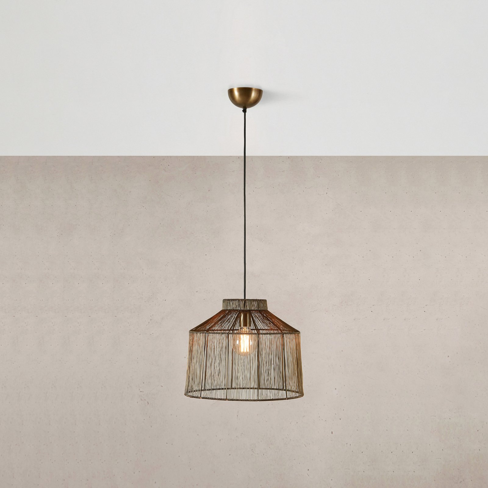 Capanna Függőlámpá Antique Brass - Markslöjd