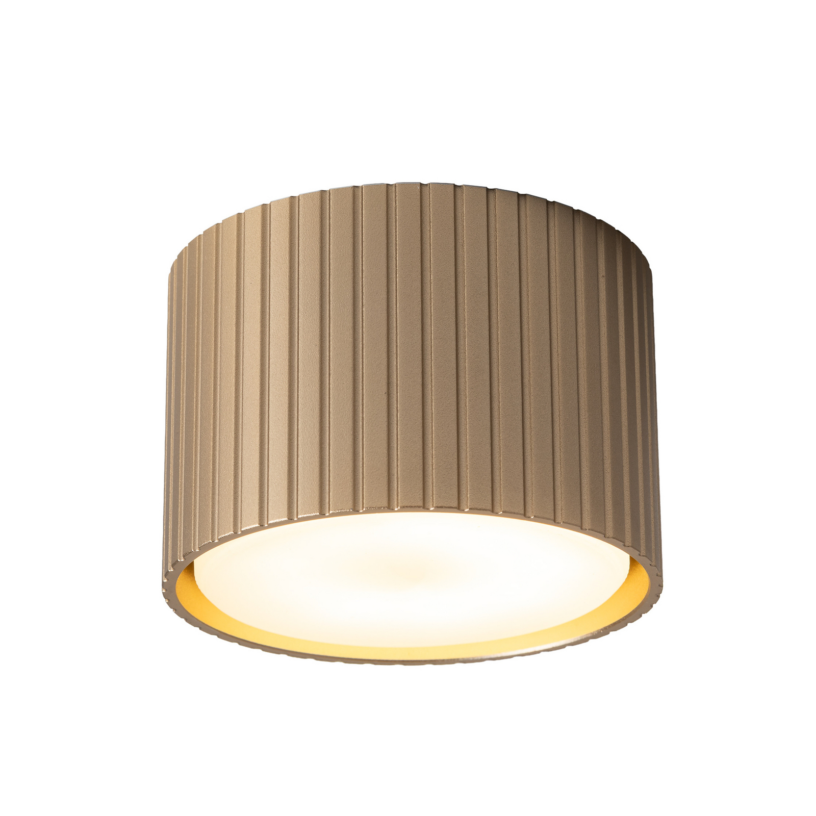 „Downlight Ferro“, smėlio spalvos, plastikinis, 6 cm aukščio, GX53