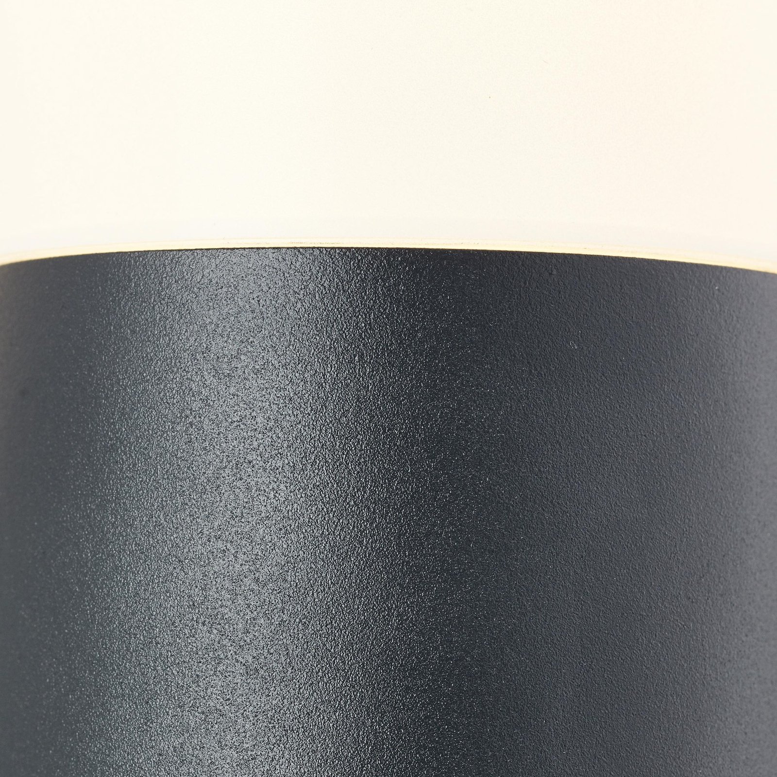 Vonkajšie nástenné svietidlo Aberdeen, senzor, výška 23,2 cm, antracit