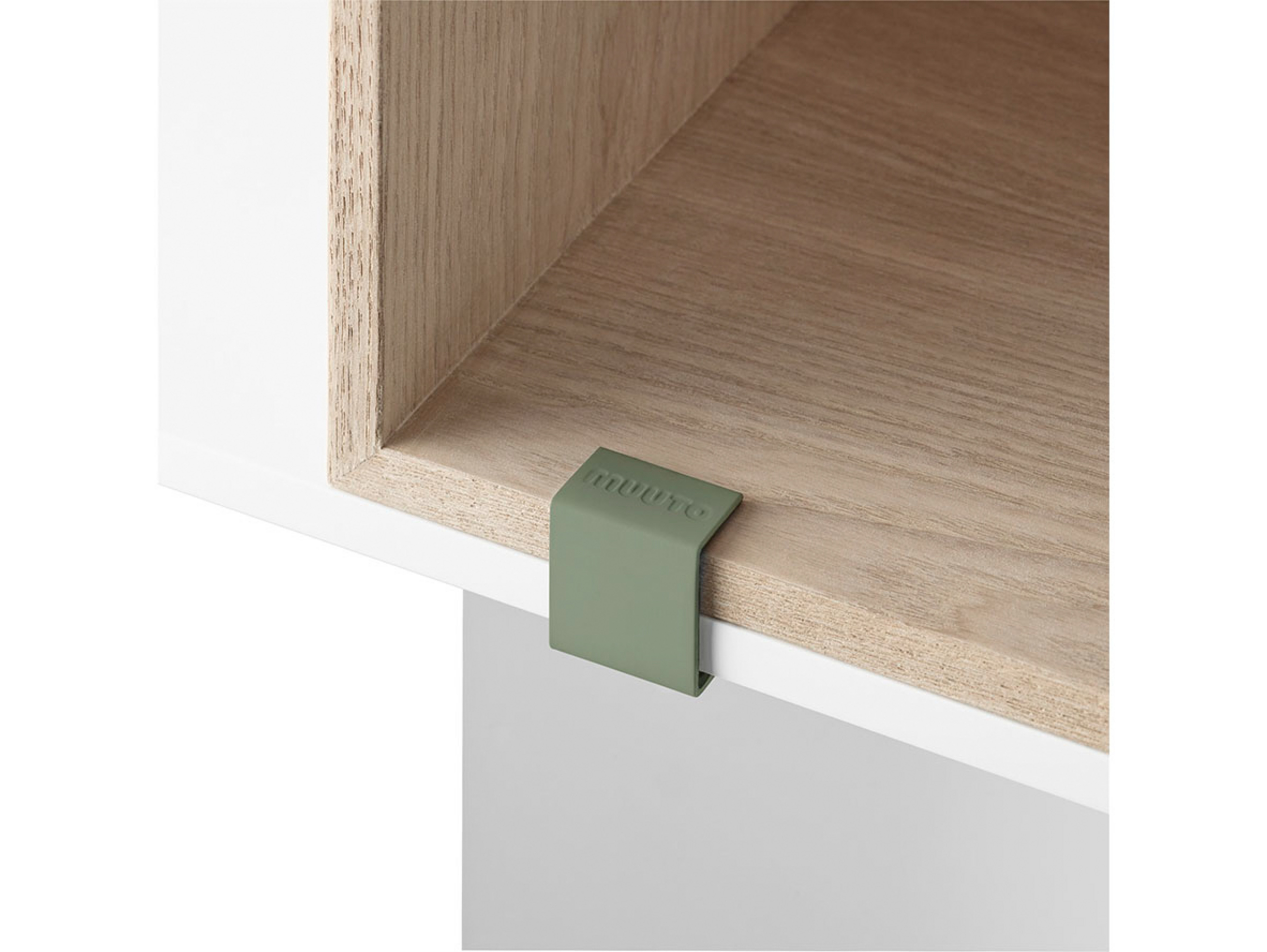 Mini Stacked Storage System Clips, juego de 5, verde - Muuto